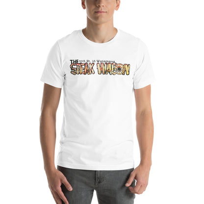The Steak Wagon - WANAMASSA - Unisex t-shirt White
