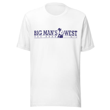 Big Man's West - RED BANK - Short sleeve t-shirt White