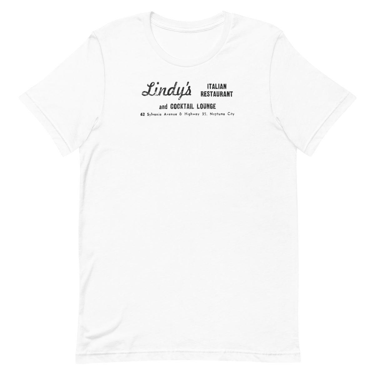 Lindy's Italian Restaurant - NEPTUNE CITY - Unisex t-shirt White