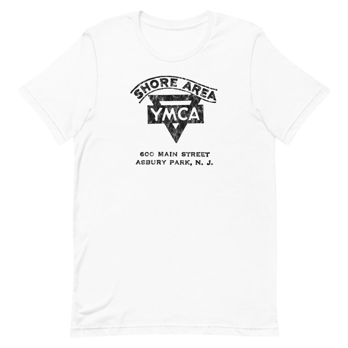 Shore Area YMCA - ASBURY PARK - Unisex t-shirt White