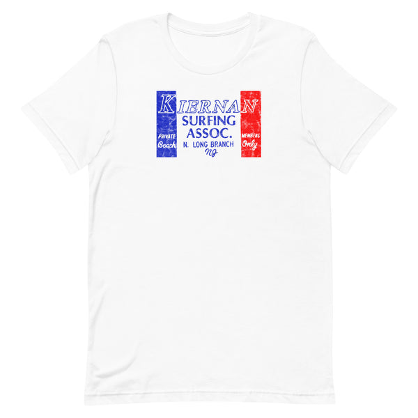 Kiernan Surfing Association - LONG BRANCH - Unisex t-shirt