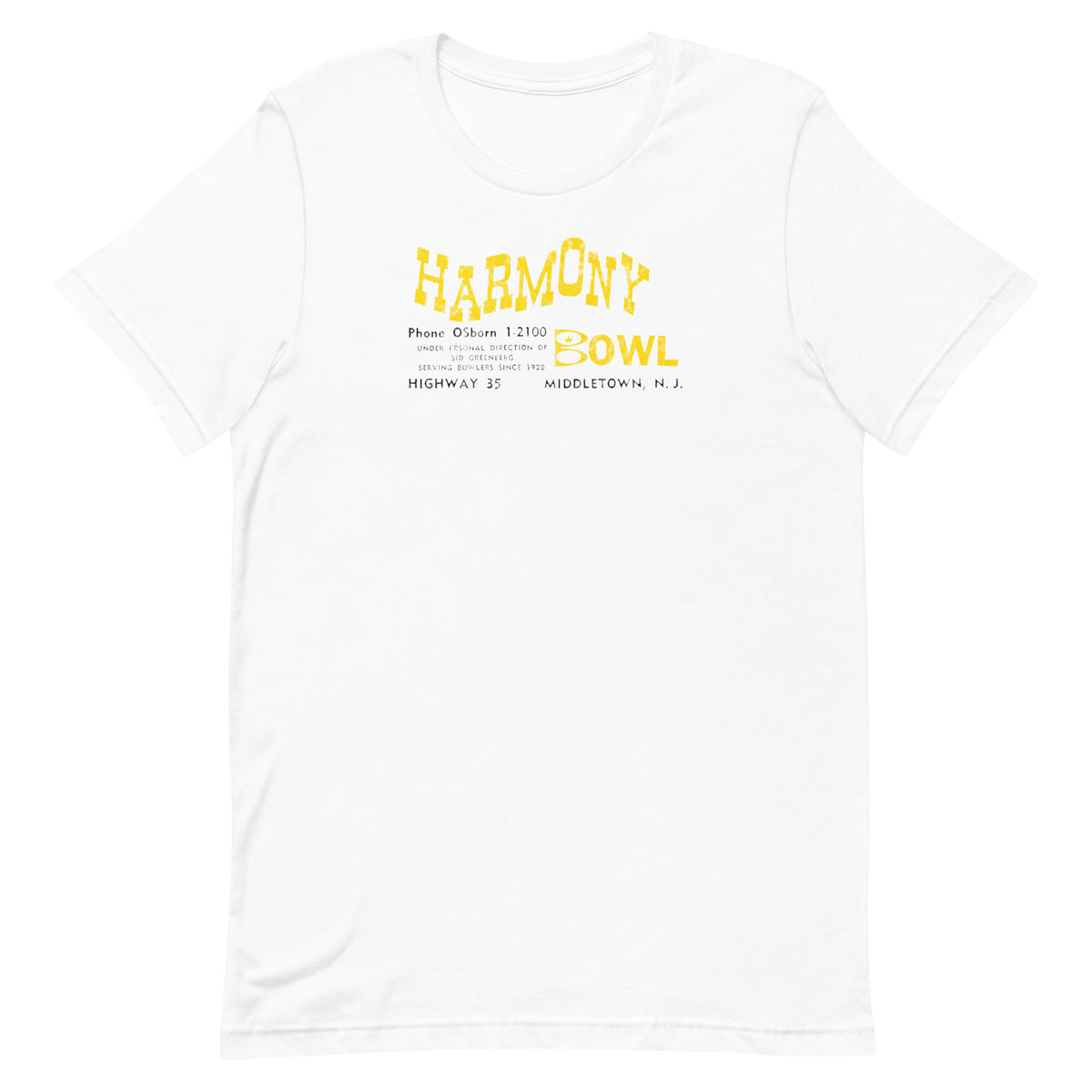 Harmony Bowl - MIDDLETOWN - Unisex t-shirt