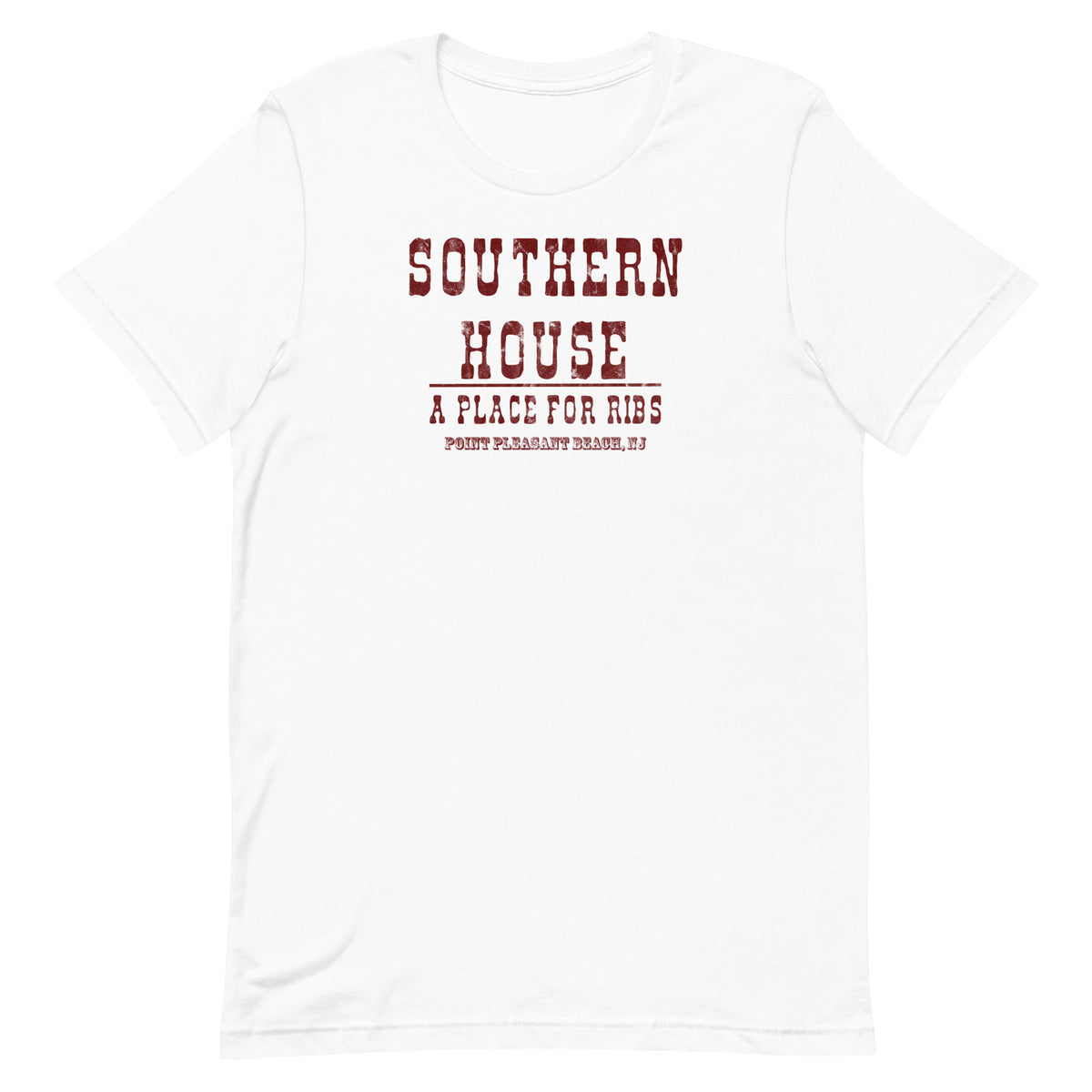 Southern House - POINT PLEASANT BEACH - Unisex t-shirt White