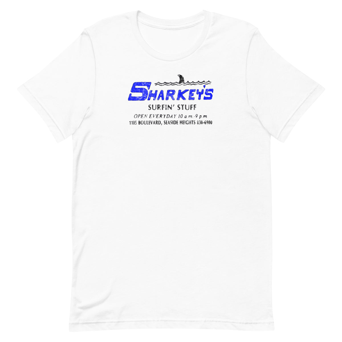 Sharkey's - SEASIDE HEIGHTS - Unisex t-shirt White