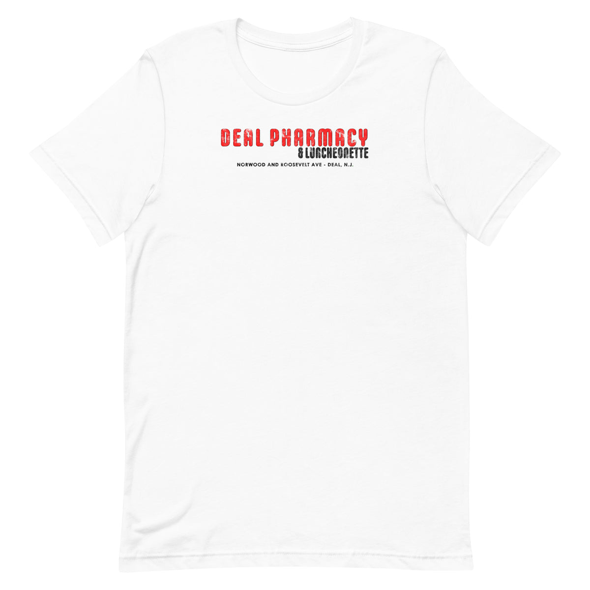 Deal Pharmacy & Luncheonette - DEAL - Unisex t-shirt
