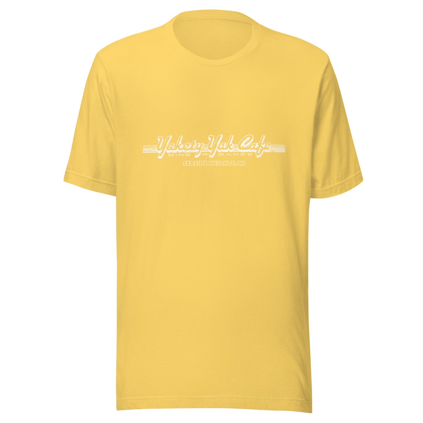 Yakety Yak Cafe - SEASIDE HEIGHTS - Unisex t-shirt Yellow