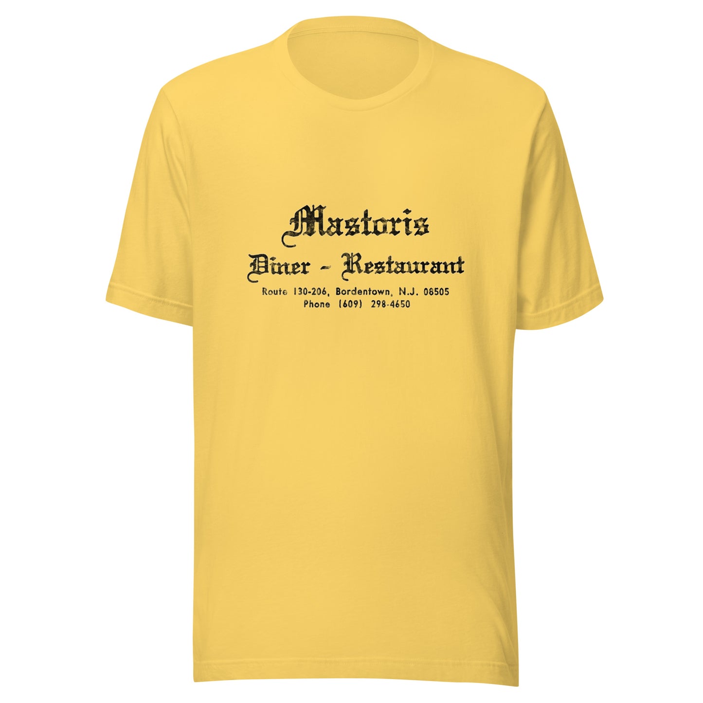 Mastoris - BORDENTOWN - Unisex t-shirt Yellow