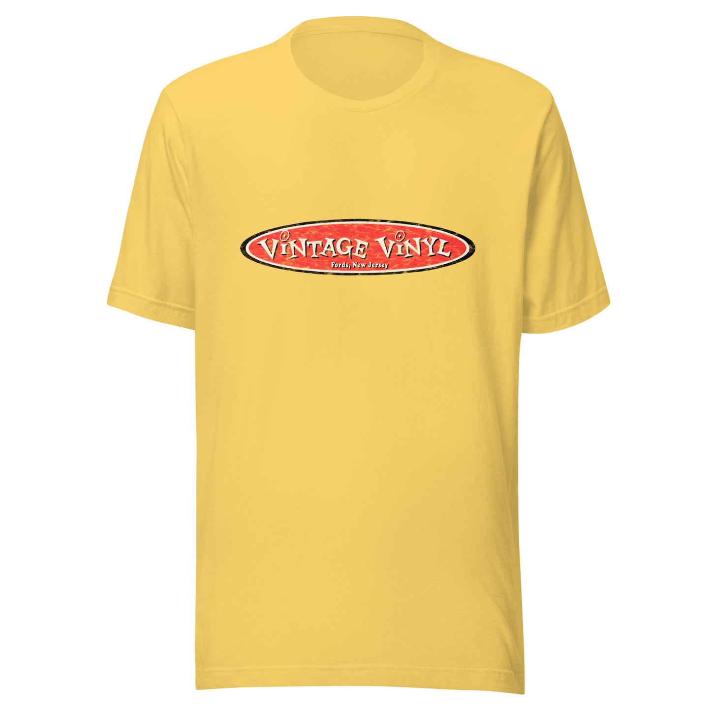 Vintage Vinyl - FORDS - Unisex t-shirt Yellow