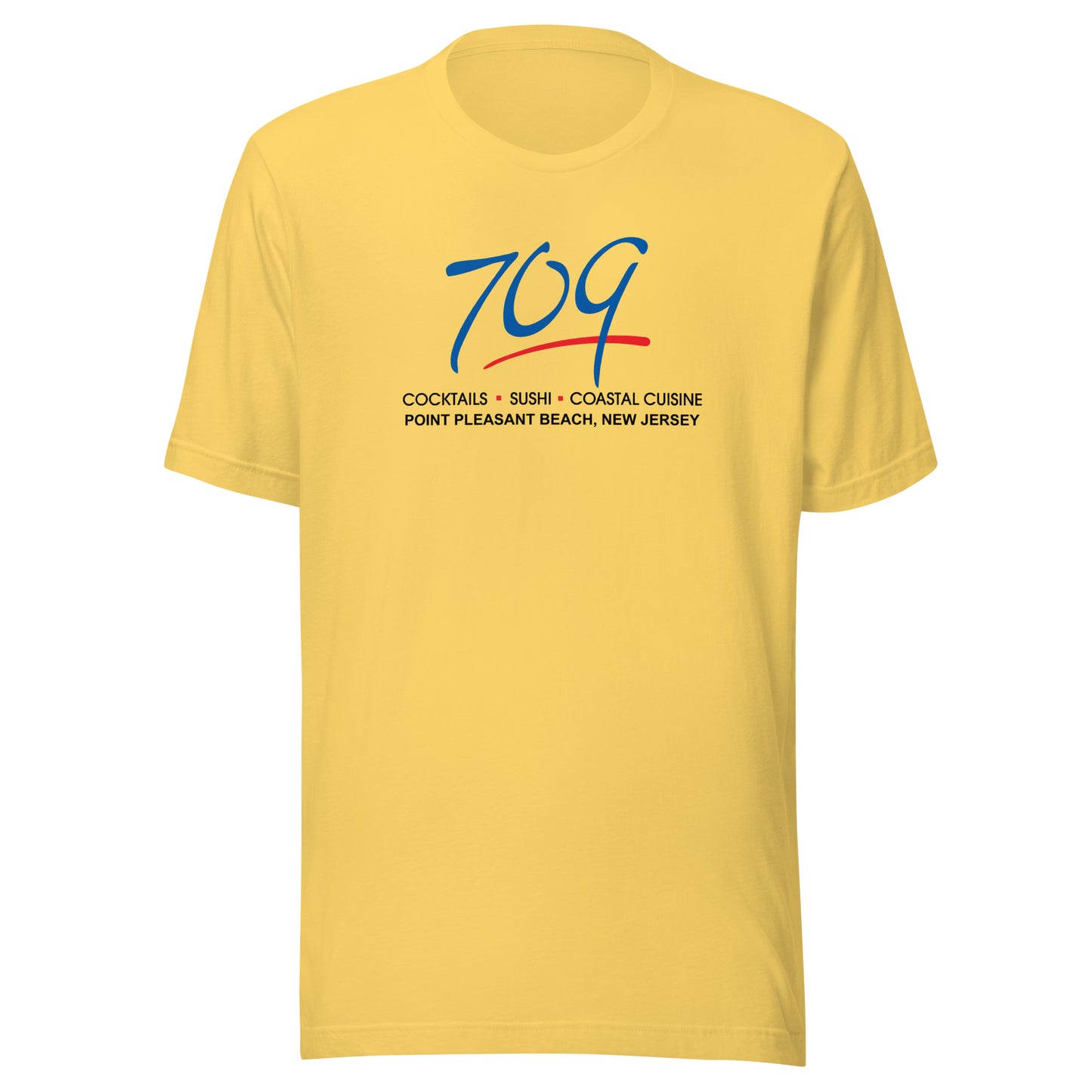 709 - POINT PLEASANT BEACH - Unisex t-shirt Yellow