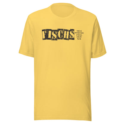 Fisch's - ASBURY PARK - Unisex t-shirt Yellow