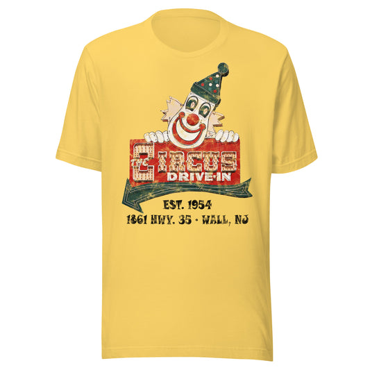 The Circus Drive-In - WALL - Short sleeve t-shirt Yellow