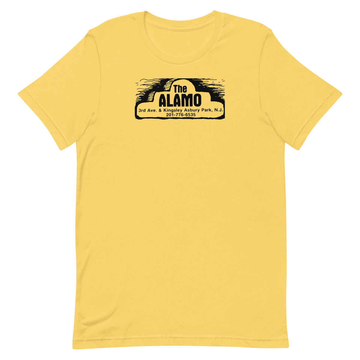The Alamo - ASBURY PARK - Unisex t-shirt Yellow