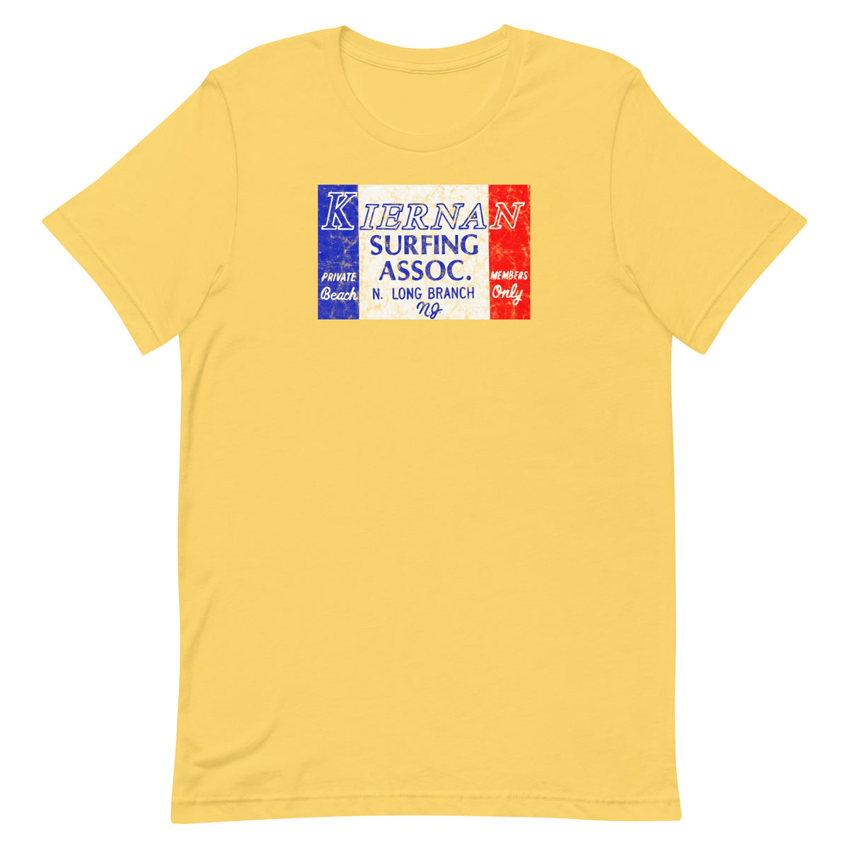 Kiernan Surfing Association - LONG BRANCH - Unisex t-shirt