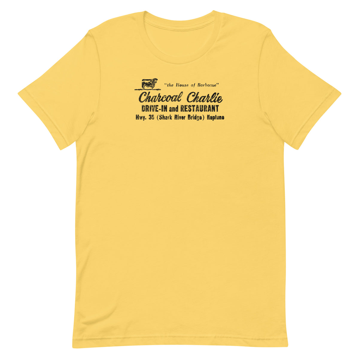 Charcoal Charlie - NEPTUNE - Unisex t-shirt Yellow
