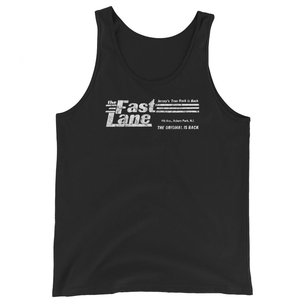 The Fast Lane (White Logo) - ASBURY PARK - Unisex Tank Top
