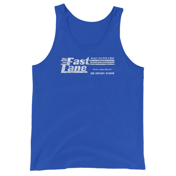 The Fast Lane (White Logo) - ASBURY PARK - Unisex Tank Top