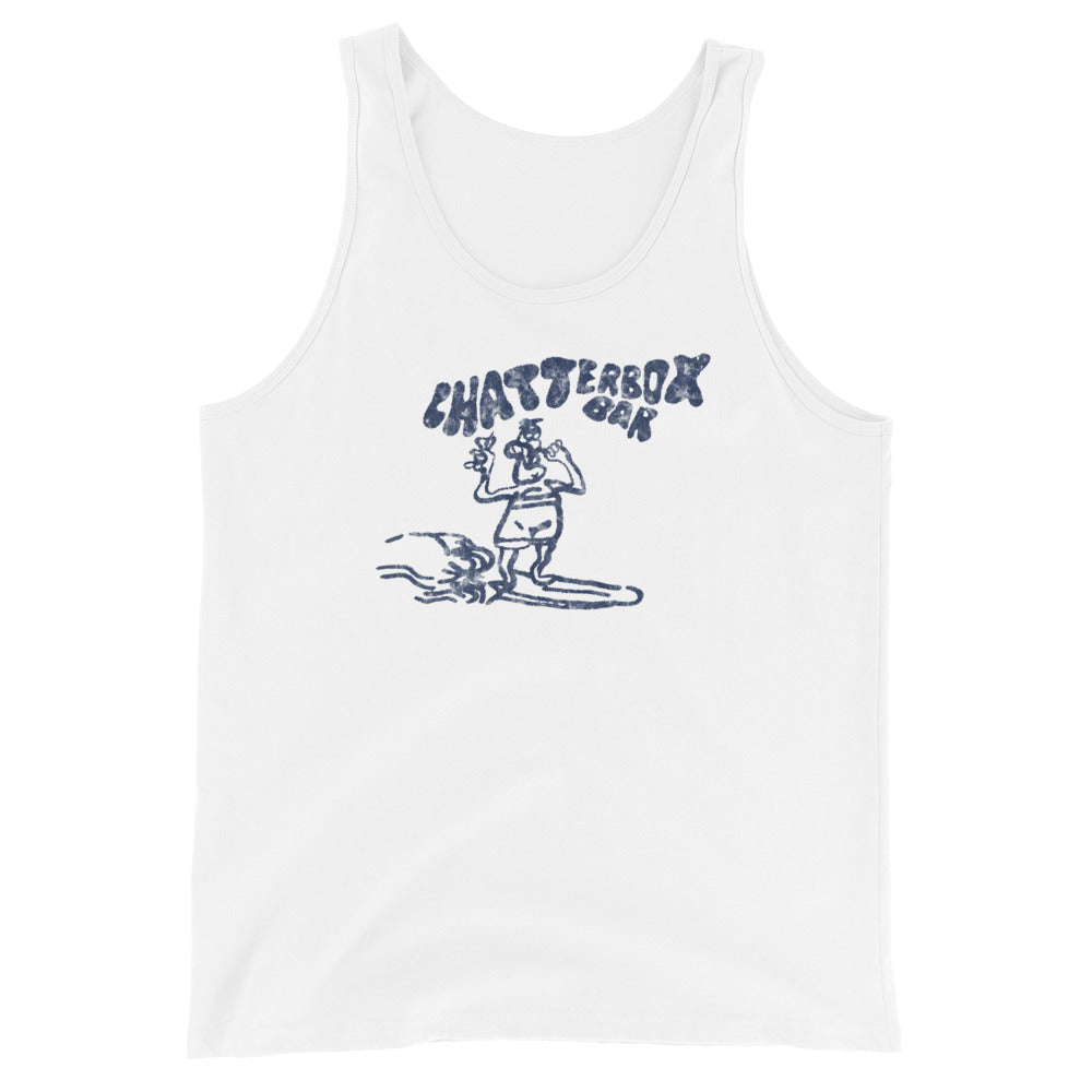 The Original Chatterbox Bar - SEASIDE HEIGHTS - Unisex Tank Top White