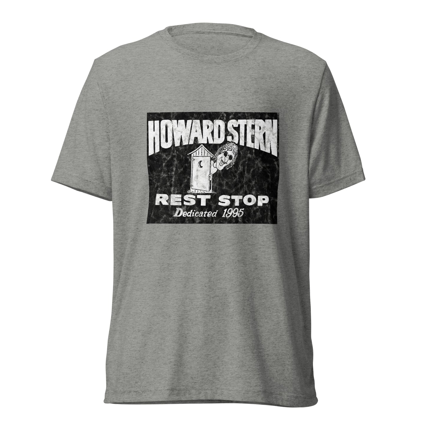 Howard Stern Rest Stop - SPRINGFIELD TOWNSHIP - Short sleeve t-shirt Athletic Grey Triblend