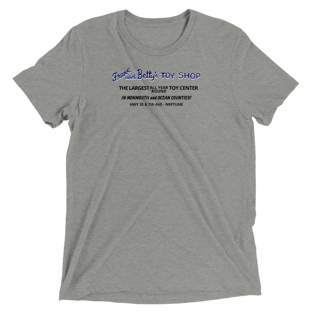 Frank and Betty's Toy Shop - NEPTUNE - Short sleeve t-shirt Athletic Grey Triblend
