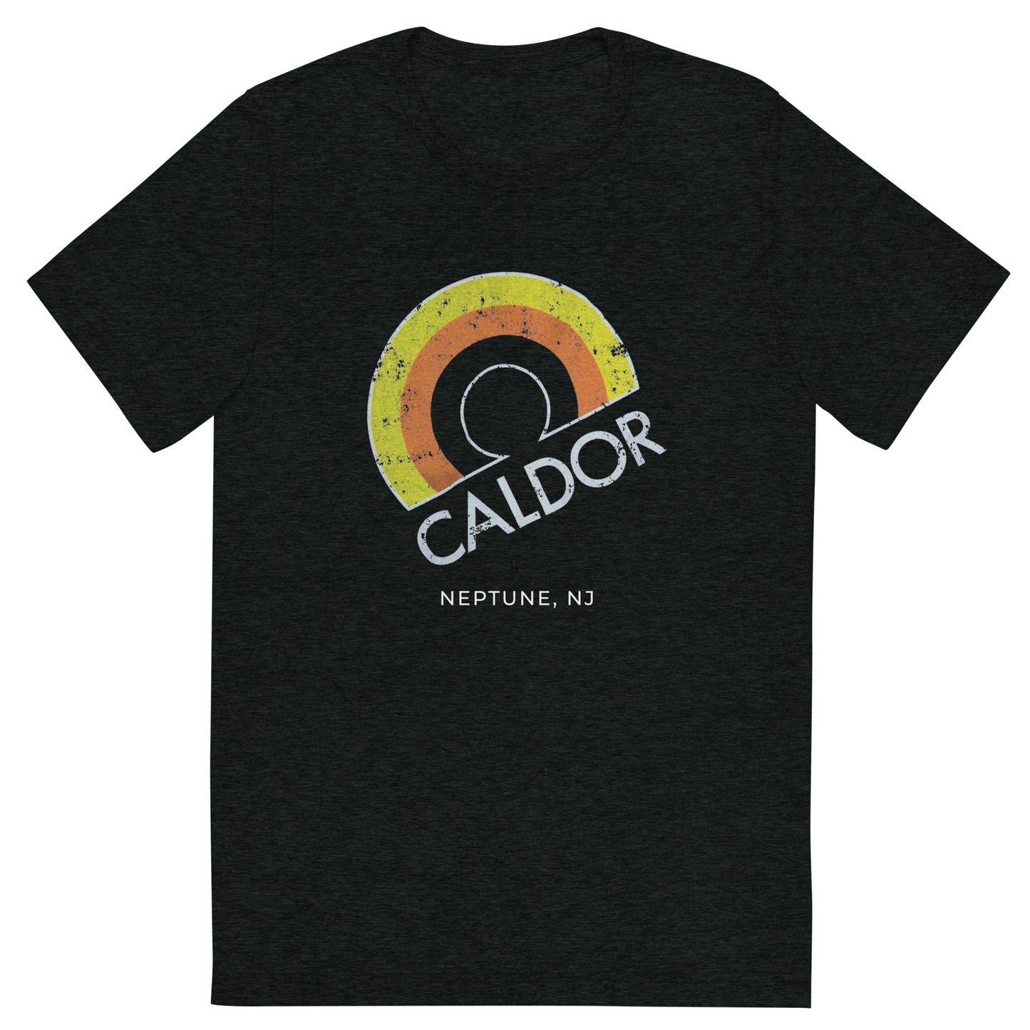 Caldor - NEPTUNE - Short sleeve t-shirt Charcoal-Black Triblend