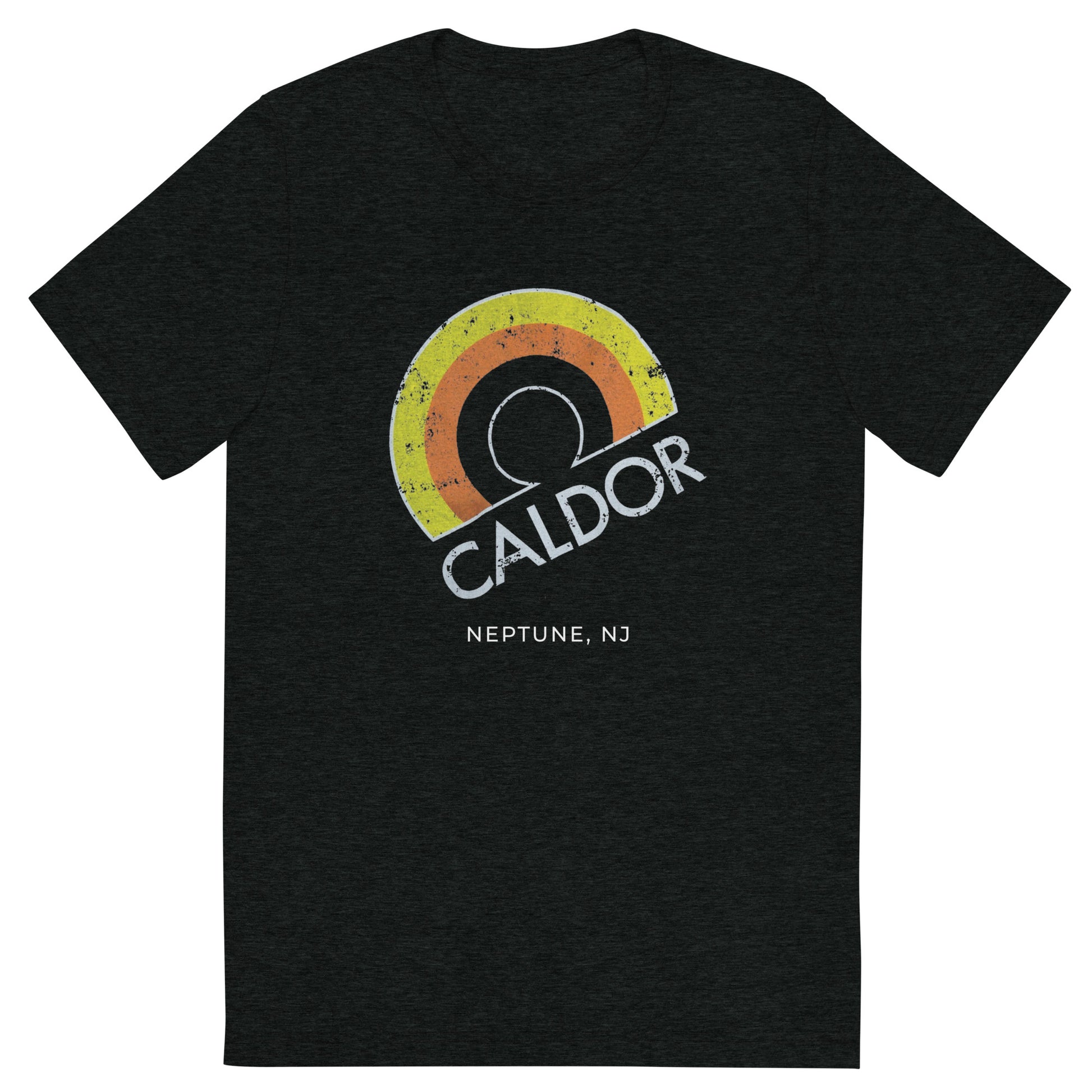 Caldor - NEPTUNE - Short sleeve t-shirt Charcoal-Black Triblend