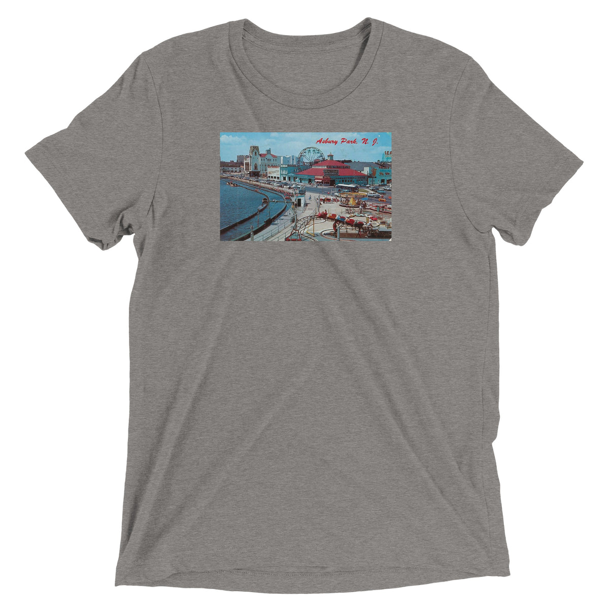 ASBURY PARK - Short sleeve t-shirt Grey Triblend