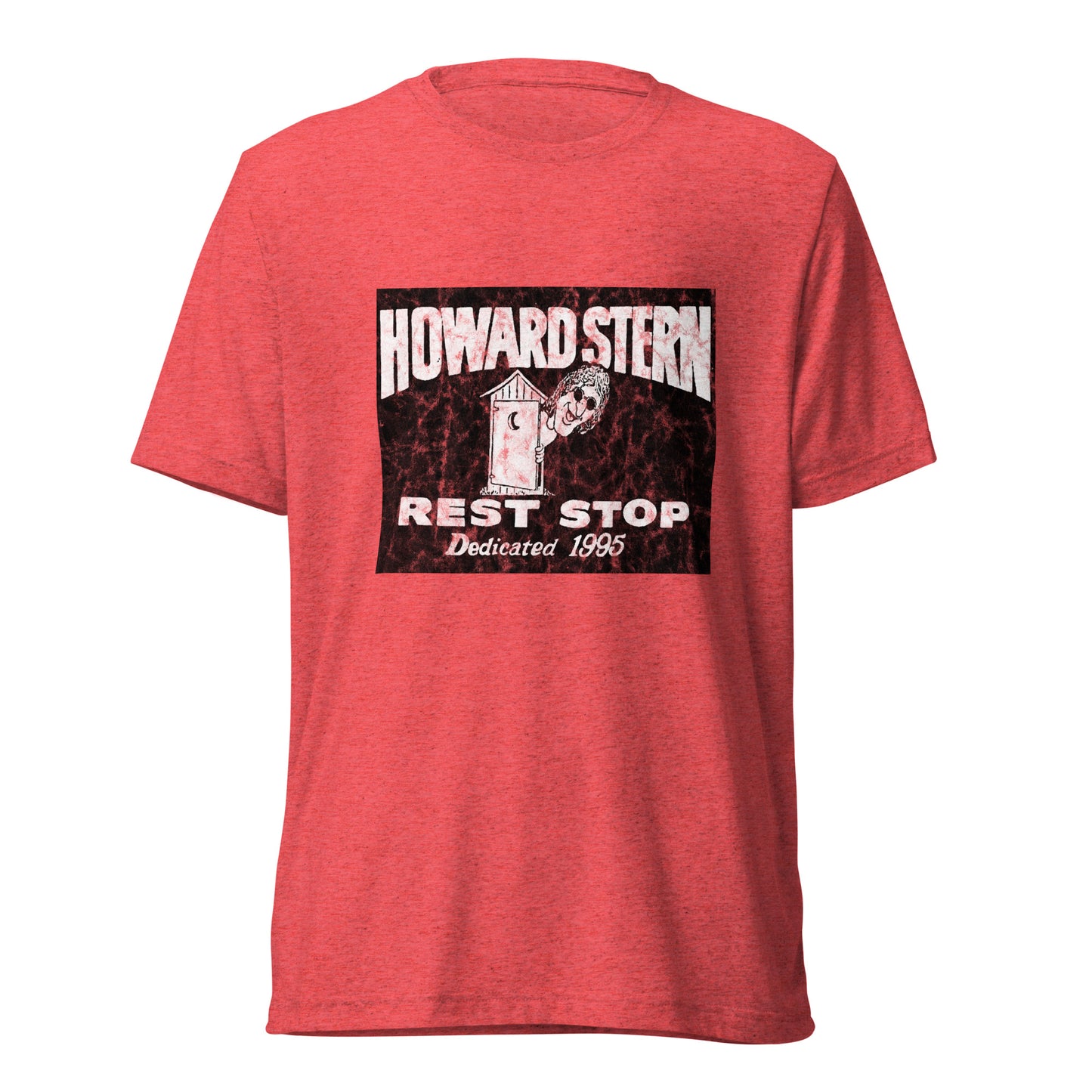 Howard Stern Rest Stop - SPRINGFIELD TOWNSHIP - Short sleeve t-shirt Red Triblend