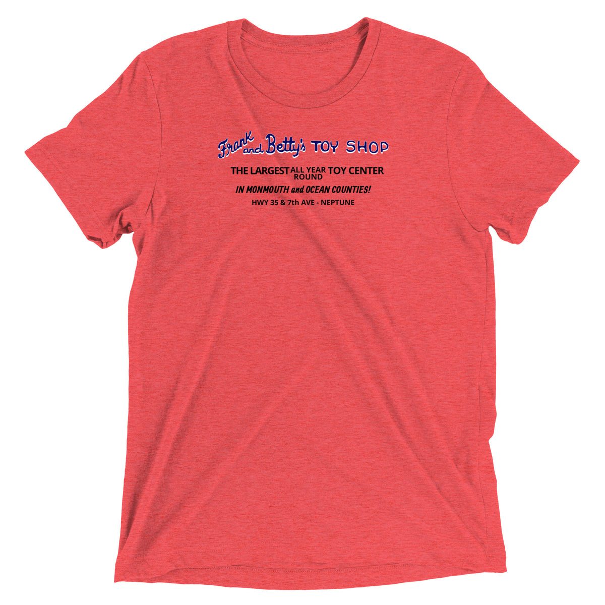 Frank and Betty's Toy Shop - NEPTUNE - Short sleeve t-shirt Red Triblend