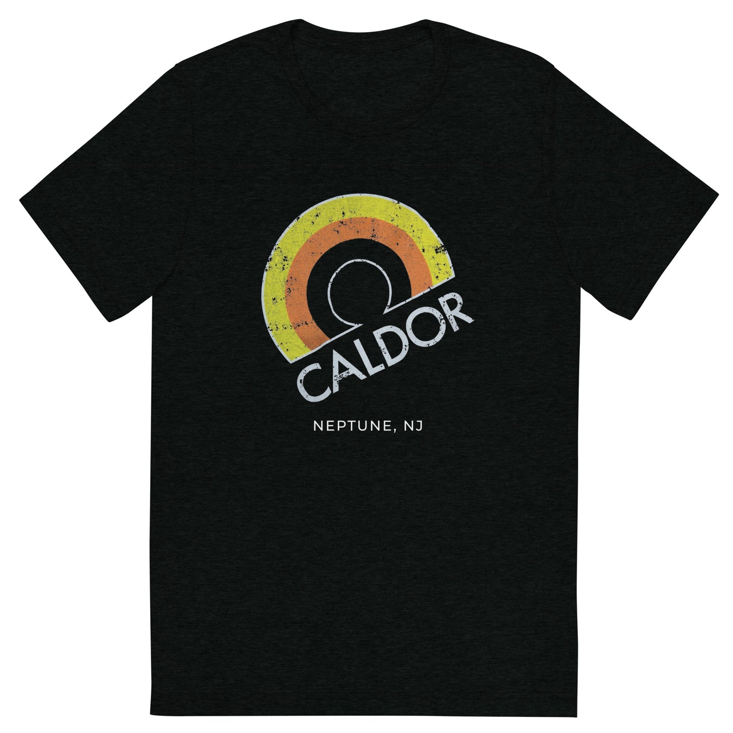 Caldor - NEPTUNE - Short sleeve t-shirt Solid Black Triblend