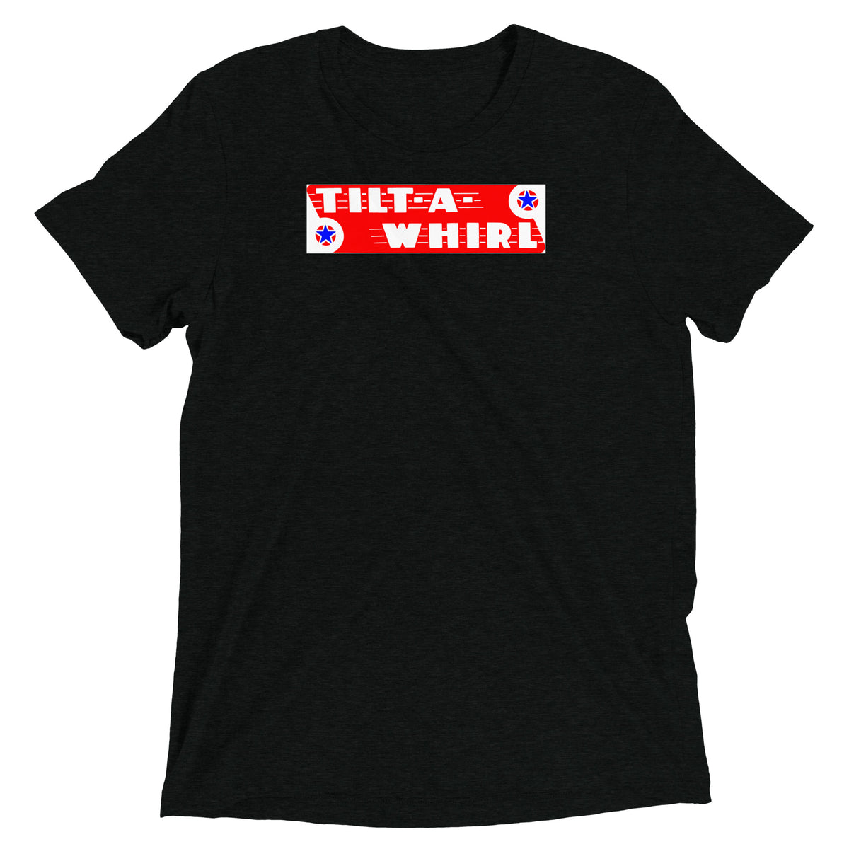 TILT-A-WHIRL - Short sleeve t-shirt Solid Black Triblend