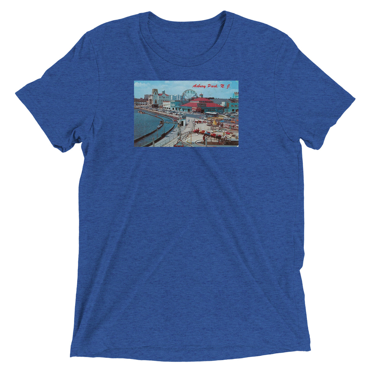 ASBURY PARK - Short sleeve t-shirt True Royal Triblend