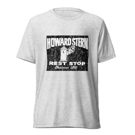 Howard Stern Rest Stop - SPRINGFIELD TOWNSHIP - Short sleeve t-shirt White Fleck Triblend