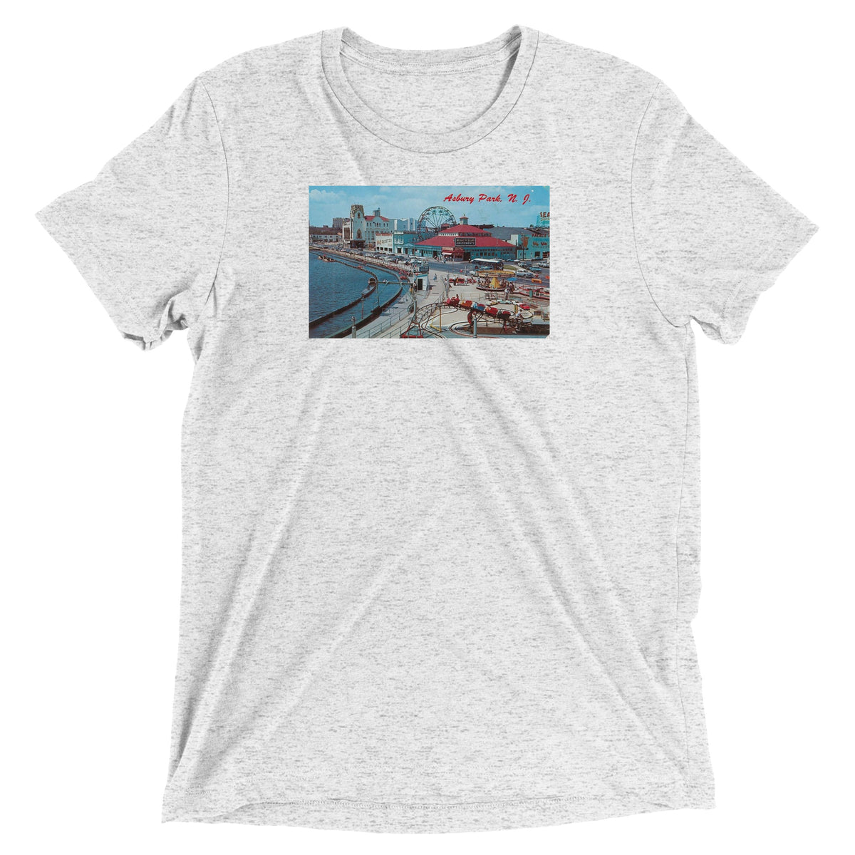 ASBURY PARK - Short sleeve t-shirt White Fleck Triblend