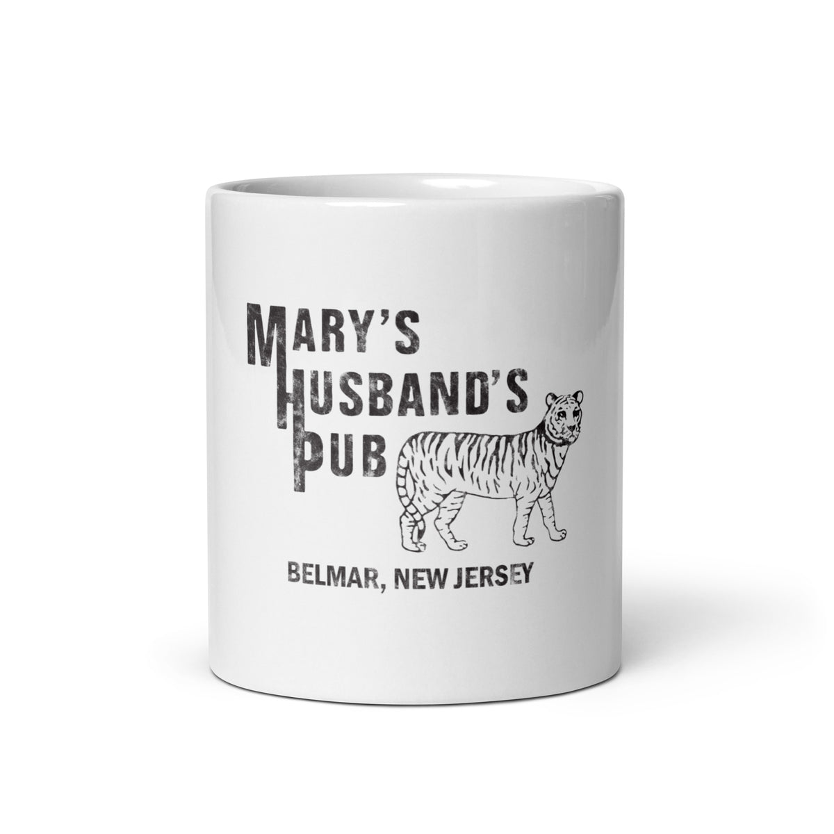 Mary's Husband's Pub - BELMAR - White Glossy Mug
