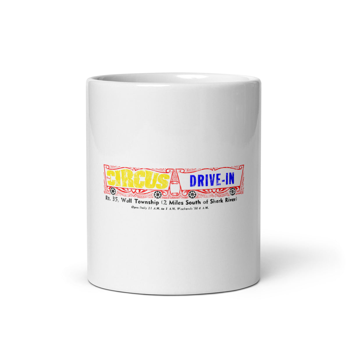 The Circus Drive-In - WALL - White Glossy Mug