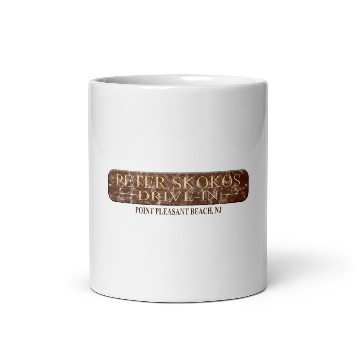 Peter Skokos Drive-In - POINT PLEASANT BEACH - White Glossy Mug