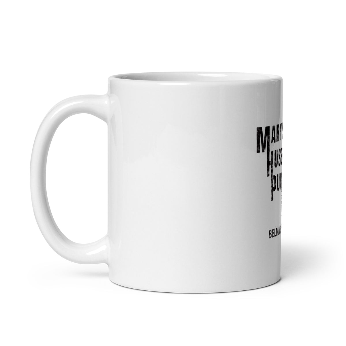 Mary's Husband's Pub - BELMAR - White Glossy Mug