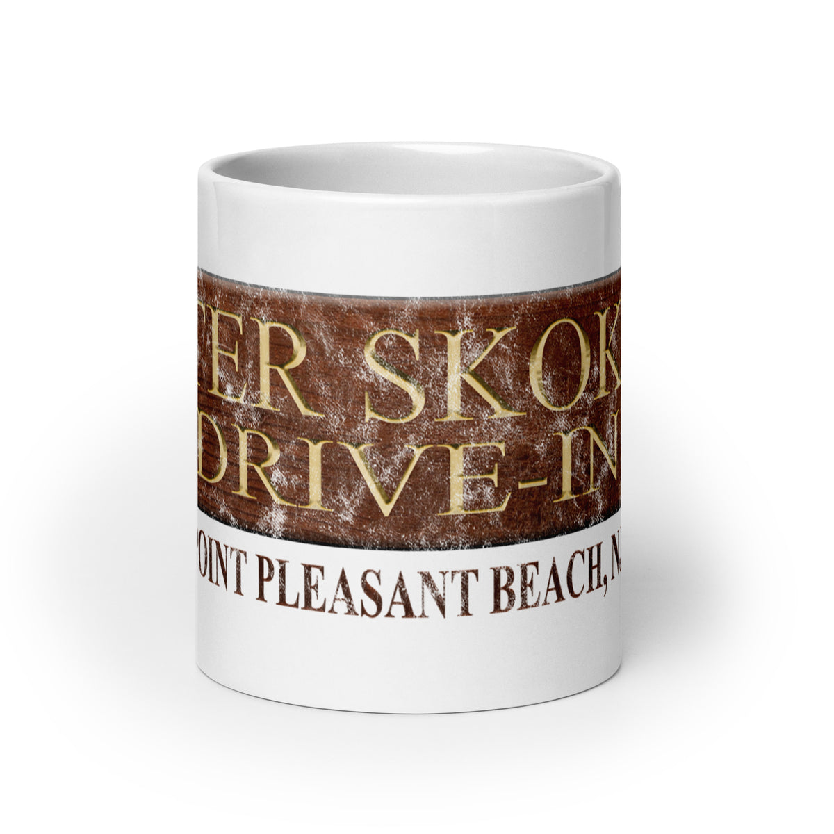 Peter Skokos Drive-In - POINT PLEASANT BEACH - White Glossy Mug
