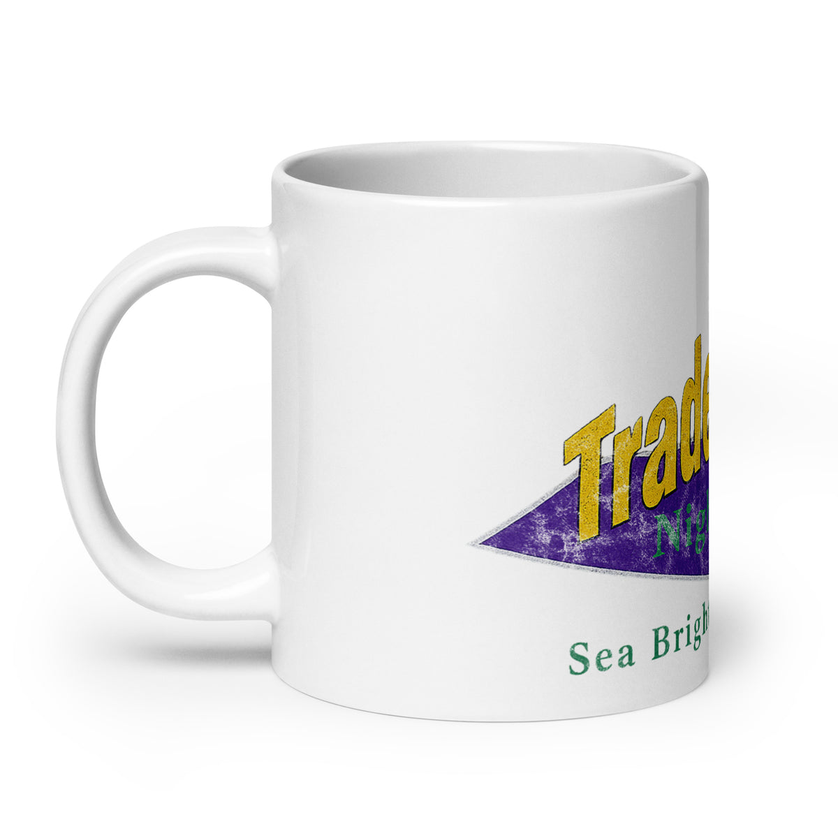 Tradewinds Nightclub - SEA BRIGHT - White Glossy Mug