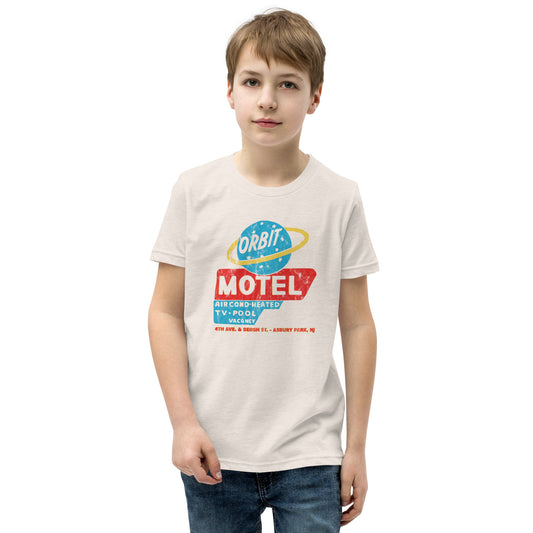 Orbit Motel - ASBURY PARK - Youth Short Sleeve T-Shirt Heather Dust