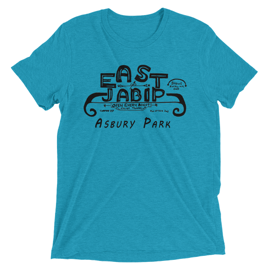 East Jabip Coffee House - ASBURY PARK - Short sleeve t-shirt Aqua Triblend