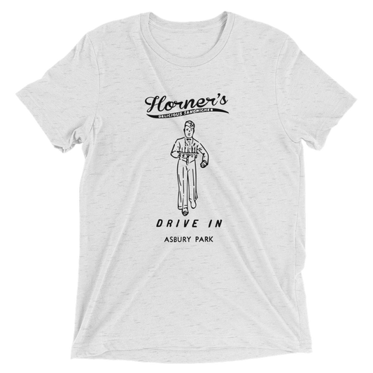 Horner's Drive In - ASBURY PARK - Short sleeve t-shirt White Fleck Triblend