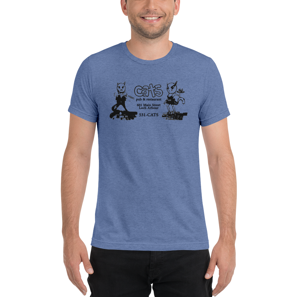 Cats - LOCH ARBOUR - Short sleeve t-shirt Blue Triblend