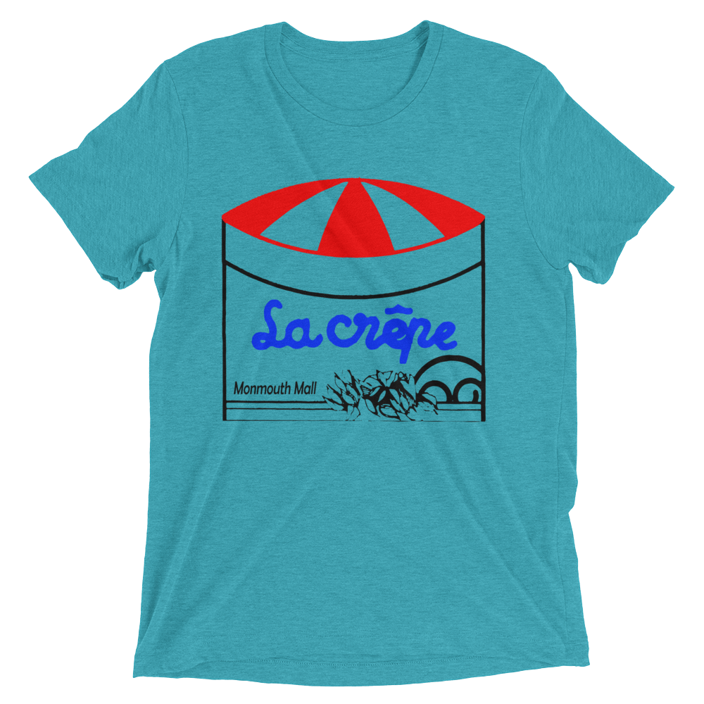 La crepe - MONMOUTH MALL - Short sleeve t-shirt Teal Triblend