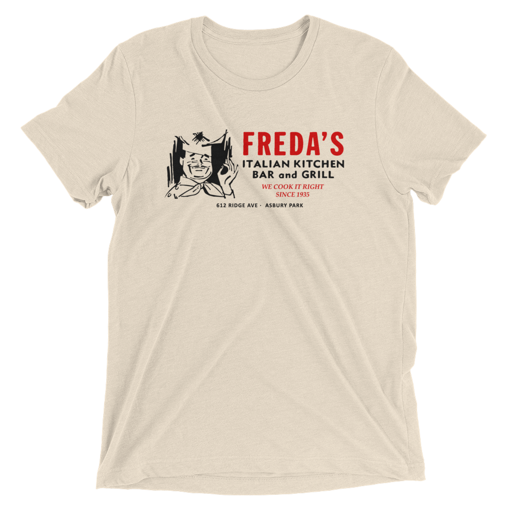 Freda's Bar and Grill - ASBURY PARK - Short sleeve t-shirt Oatmeal Triblend