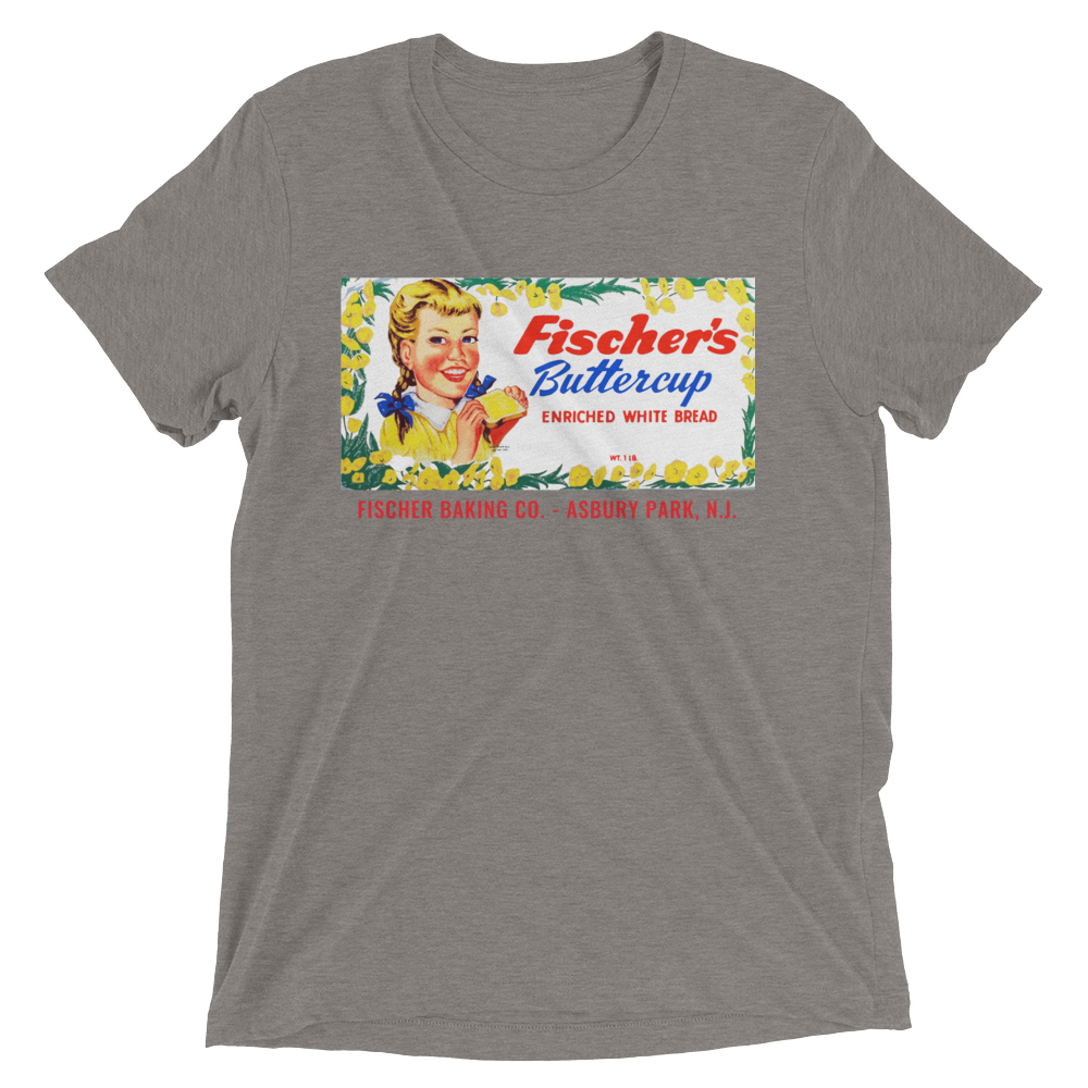 Fischer's Baking Co. - ASBURY PARK - Short sleeve t-shirt Grey Triblend
