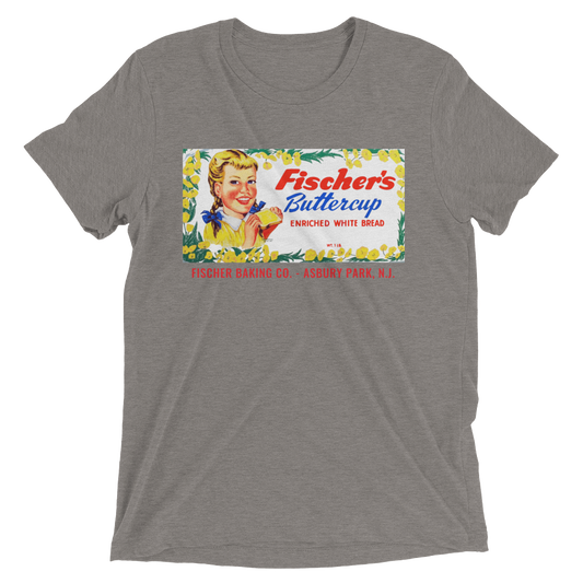 Fischer's Baking Co. - ASBURY PARK - Short sleeve t-shirt Grey Triblend