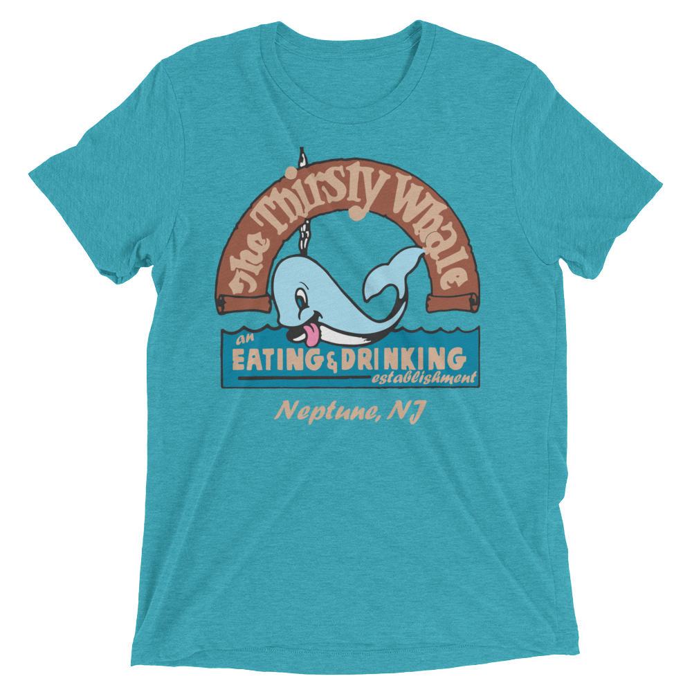 The Thirsty Whale - NEPTUNE - Short sleeve t-shirt Teal Triblend