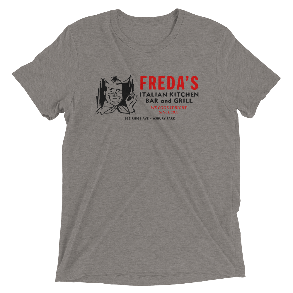Freda's Bar and Grill - ASBURY PARK - Short sleeve t-shirt Grey Triblend