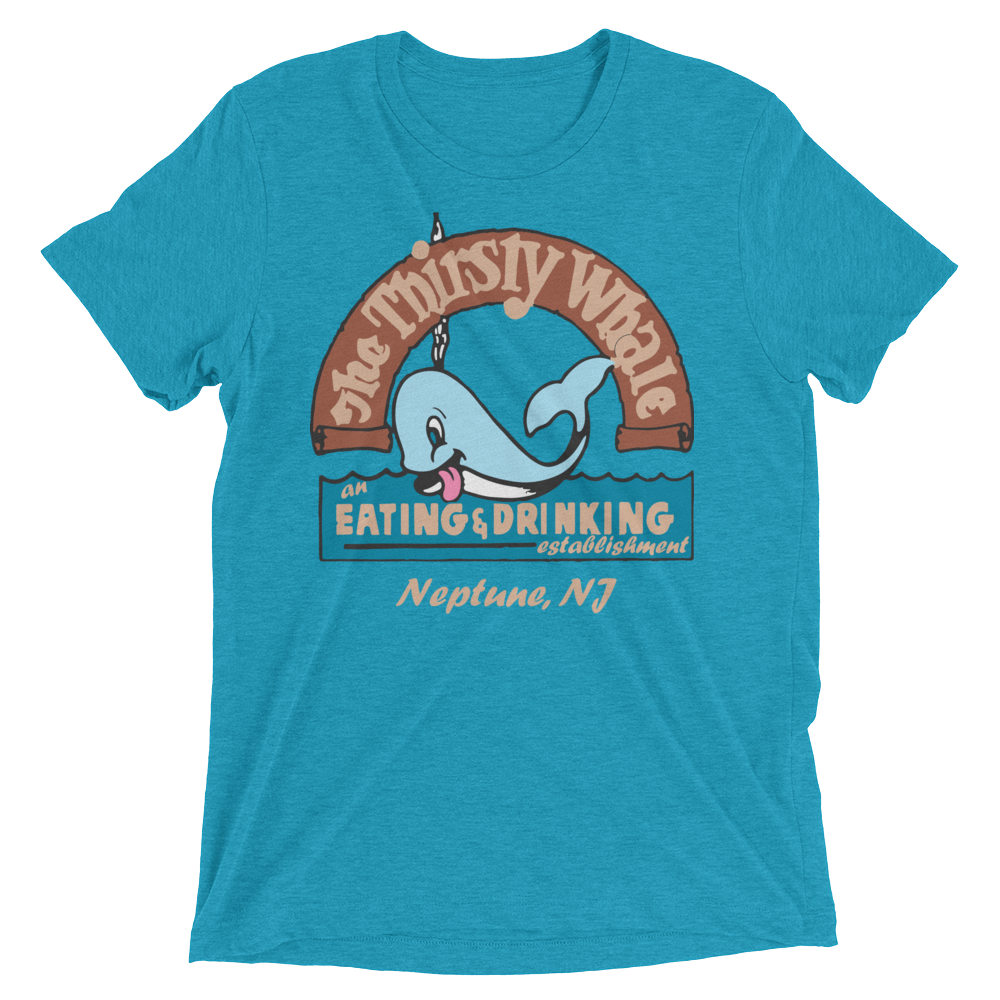 The Thirsty Whale - NEPTUNE - Short sleeve t-shirt Aqua Triblend